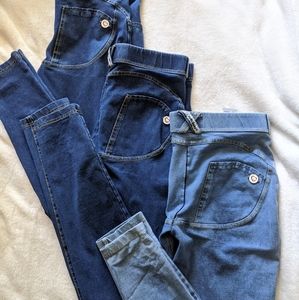 3 pairs of Hugz jeans like freddy wr.up